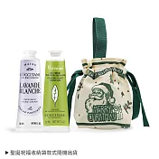 L’OCCITANE 歐舒丹 聖誕專屬香氛護手霜組(30mlX2)-聖誕交換禮物-航空版 白薰衣草(新)+馬鞭草