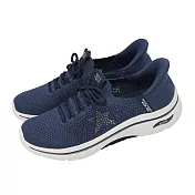 Skechers 休閒鞋 Go Walk Arch Fit 2.0 Slip-Ins 女鞋 藍 白 125337NVW 23cm NAVY/WHITE