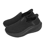 Skechers 健走鞋 Go Walk Max Cushioning Slip-Ins 女鞋 黑 125586BBK 23cm BLACK