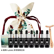 LANCOME 蘭蔻 保養香氛限定組[超極限肌因賦活露7mlX8+臉部推推棒+香氛蠟燭75g]-國際航空版