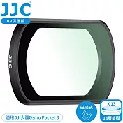 JJC磁吸鐵式多層鍍膜防污DJI大疆Osmo靈眸Pocket 3保鏡鏡F-DP3UV鏡頭UV濾鏡(防塵防撞)Protector Filter
