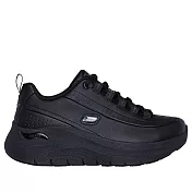 Skechers 思克威爾 Arch Fit 2.0 SR [108268BLK] 女 工作鞋 止滑 保護 黑 23.5cm 黑