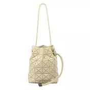 ISSEY MIYAKE 三宅一生 BAOBAO WRING ONE-TONE 亮面抽繩水桶包(多色選)- 奶油黃