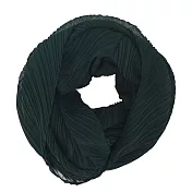 ISSEY MIYAKE 三宅一生 PLEATS PLEASE系列 O型雙層皺褶圍巾(多色選)- 森林綠