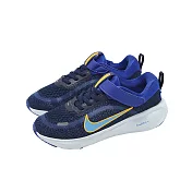 Nike 中童鞋 Stellar Ride PSV 藍 白 魔鬼氈 緩震 慢跑鞋 運動鞋 HQ3267-403 20cm BLUE/NAVY