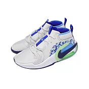 Nike 籃球鞋 Air Zoom Crossover 2 GS 大童鞋 女鞋 灰 氣墊 IQ1017-001 23cm GREY/BLUE