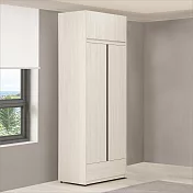 Homelike 喜家居2.7尺單吊一抽衣櫃(含被櫃)(2542)