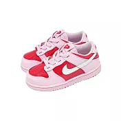 Nike 休閒鞋 Dunk Low BTE 小童 情人節 粉紅 學步鞋 童鞋 寶寶鞋 IQ5378-663 14cm PINK/RED