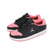 Nike 休閒鞋 Jordan Court Connect Low GS 大童 黑粉紅  IQ6016-004 23cm BLACKWHITE-PINK GAZE