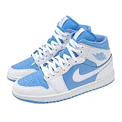 Nike 休閒鞋 Air Jordan 1 Mid SE 男鞋 白 藍 喬丹 AJ1 FZ2142-114 26.5cm WHITE/LEGEND BLUE