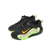 Nike 籃球鞋 Isofly SE PS 中童 小朋友 黑 綠 魔鬼氈 運動鞋 IQ0822-001 17cm BLACK/GREEN