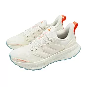 adidas 愛迪達 慢跑鞋 Ultrarun 5 TR 女鞋 防水鞋面 米白 運動鞋 愛迪達 23cm WHITE/ORANGE