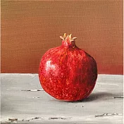 【玲廊滿藝】洪俊銘-紅石榴25x25cm