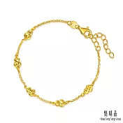 【點睛品】閃耀五福 黃金手鍊_計價黃金