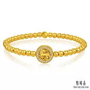 【點睛品】駿馬奔騰 紅寶石 鑽石黃金手鍊 04