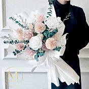 【Floral M】優雅法式女神永生花束