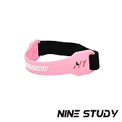 【NINE STUDY】頂級雙向加壓可水洗髕骨帶 單只 健身 重訓 護具(四色任選) 粉紅