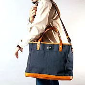 WONDER BAGGAGE | 日本職人手作防潑水托特/側背兩用包 駝色