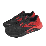 Reebok 訓練鞋 NanoFlex TR 3 男鞋 黑 紅 健身 支撐 運動鞋 100248250 24.5cm BLACK/SPORT RED