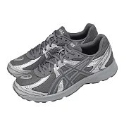Asics 亞瑟士 休閒鞋 JOG 100S 男鞋 灰 銀 拼接 緩衝 復古 1203A741022 26.5cm CARBON/CARBON