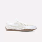 Reebok 銳步 Ultra Lo [100245705] 女 運動休閒鞋 舒適 復古 街頭 緞面 麂皮 白米 23.5cm 白/米