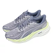 Puma 慢跑鞋 Velocity Nitro 4 Wns 女鞋 灰紫 氮氣中底 運動鞋 311141-17 23.5cm BLUE/GRAY