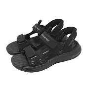 Skechers 涼鞋 Vapor Foam Sandal Slip-Ins 男鞋 黑 魔鬼氈 232994BBK 25cm BLACK