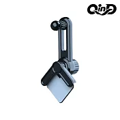 QinD 車用顯示螢幕延長臂-後置通用球頭(17mm) -黑色