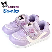 【HELLO KITTY】童鞋 女童 SANRIO三麗鷗 酷洛米 美樂蒂 幼童鞋 兒童鞋 小童 輕量 沾黏帶 台灣製 15 紫色