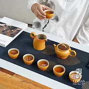 【陸寶LOHAS】飛黃騰達茶組-豐收黃 一壺一海六杯 新年生肖禮 馬年勢不可擋