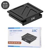 JJC副廠Leica熱靴保護蓋HC-LQ3熱靴腳座蓋(相容徠卡原廠19080熱靴蓋;金屬+矽膠製)適萊卡Q-P,Q2,Q3,Q3 43,Typ 116 曜石黑