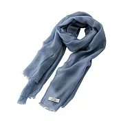 St. KARA尼泊爾手工100%喀什米爾羊絨圍巾/ 霧霾藍