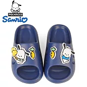 【HELLO KITTY】童鞋 POCHACCO 帕恰狗 兒童拖鞋 防水拖鞋 洞洞 室內室外 輕量 16 藍色