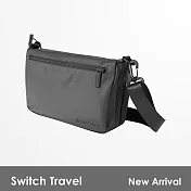 FORYU │多功能旅行斜背包 超大容量 防潑水 可掛行李箱桿 四色可選 - 曜石黑