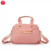 satana - Soldier 暖洋洋手提斜背包- 霧櫻粉