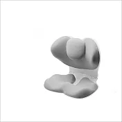 可折疊花瓣坐墊1入 辦公久坐高支撐透氣記憶坐墊（尾椎減震坐墊 護腰坐墊 美臀坐墊 屁墊 ） 標準款-淺灰色