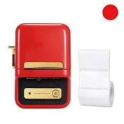 《精臣 NIIMBOT》B21S 紅色｜台灣公司貨 ✦ 附白色貼紙｜拾光標籤機 藍牙熱感應標籤機