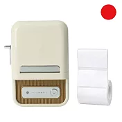 《精臣 NIIMBOT》B21S 奶白色｜台灣公司貨 ✦ 附白色貼紙｜拾光標籤機 藍牙熱感應標籤機