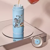 《乾唐軒活瓷》 馬年限定杯 | 吉星皇家飛馬隨身杯/ 大 / 雙層 / 水晶 / 2色 330ml 無 淺水藍描金