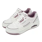 Skechers 休閒鞋 Uno Court 女鞋 白 粉紅 緩衝 支撐 氣墊 177712WPK 22.5cm WHITE/PINK