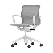 Vitra Physix 翩然有序 工作椅 （淺灰 FleeceNet 布料、灰白色