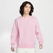 NIKE AS M NK CLUB BB CREW 男 圓領套頭衫 FN3887663 L 粉紅色