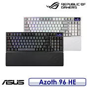 【送原廠電競滑鼠墊】ASUS 華碩 ROG Azoth 96 HE 無線磁軸鍵盤 黑色