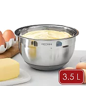 《PEDRINI》Gadget止滑深型打蛋盆(3.5L) | 不鏽鋼攪拌盆 料理盆 備料盆