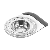 《tescoma》Presto可刮水不鏽鋼水槽濾網(7cm) | 排水孔過濾網