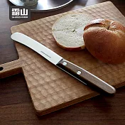 【日本霜山】櫻桃木柄不鏽鋼奶油果醬抹刀