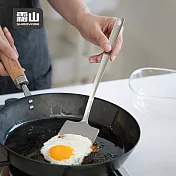 【日本霜山】304不鏽鋼一體成形煎鏟/鍋鏟-27.5cm
