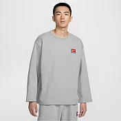 NIKE AS M NL MIDWEIGHT CREW TOP 男 圓領套頭衫 IF1340063 L 灰色
