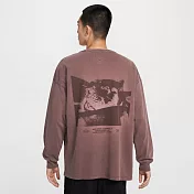 NIKE AS DB M NK TEE OS LS BOOKER 男 長袖上衣 IH5086502 3XL 紅灰色