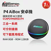 【安伯特】P4 AiBox 安卓機(一年保固) CarPlay轉安卓系統 八核心+128GB 安卓盒 隨插即用